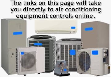 The links on this page will take you directly to air conditioning unit controls online.