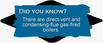 Did you know? Gas boilers can have a direct vent or condensing flue.