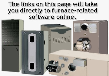 The links on this page will take you to furnace software online.