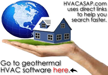 Where can I find geothermal HVAC software online?