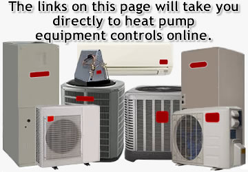 The links on this page will take you to heat pump controls online.