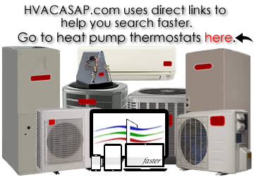 The links on this page will take you directly to heat pump thermostats online.