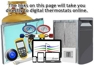 The links on this page will take you to digital thermostats online.