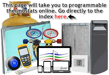 The links on this page will take you directly to programmable thermostats online.