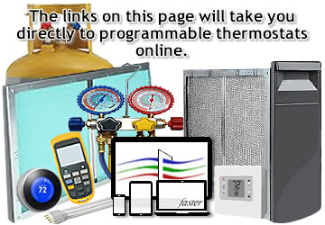 The links on this page will take you to programmable thermostats online.